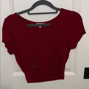Red Crop T-shirt
